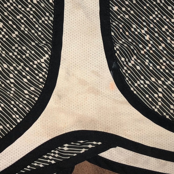 Black and White Nike Running Shorts - Picture 3 of 4